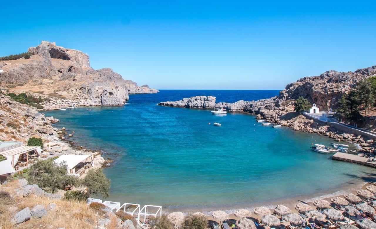 Aethrion Villa Lindos Exterior photo